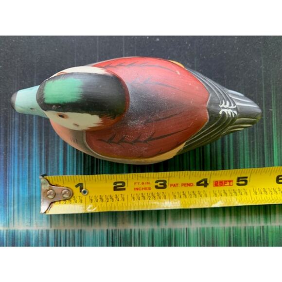 Jasco Ceramic Mallard Duck Clothes Lint Remover - Picture 1 of 4